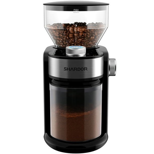 SHARDOR CG835 Adjustable Burrs Electric Coffee Grinder, 16 Precise
