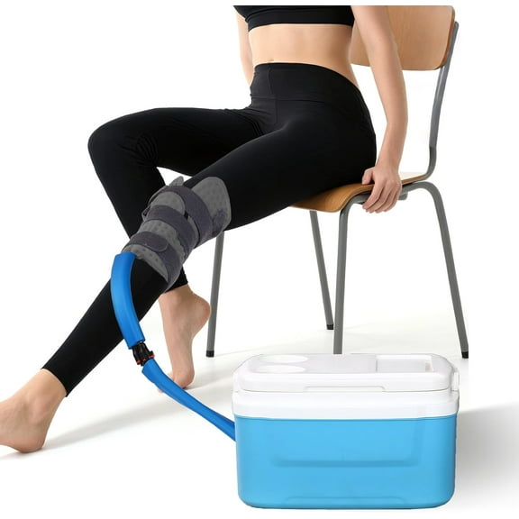 Cold Ice Machine for Knee Therapy System Knee/Joint Pad, Cooling Reservoir and Quiet Bump