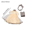 thumbnail image 3 of Conjunto de vestido Cosplay Hugo para muñeca de 30 cm caqui, 3 of 10