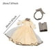 thumbnail image 3 of Conjunto de vestido a escala 1:6, disfraz con accesorios para niños, regalo de cumpleaños, ropa práctica Caqui, 3 of 9