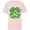 Soft Pink, variant on Disney Donald Duck 4-Leaf Clover Retro St. Patrick's Day - Short Sleeve T-Shirt for Kids - Customized-White