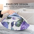 thumbnail image 4 of Satin Pillowcase Home Luxury Envelope Pillowcases Soft And Smooth Bright Purple Hydrangeas, 4 of 6