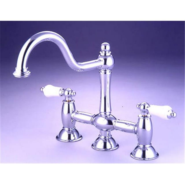 Kingston Brass Ks3781Pl Kitchen Faucet Without Sprayer - Polished Chrome Finish