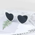 thumbnail image 4 of Gafas de sol YooThink estilo ojo de gato vintage en forma de corazón para mujer, 4 of 6