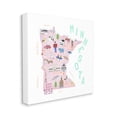 thumbnail image 3 of Stupell Industries Pastel Minnesota Sights Landmarks Travel & Places Painting Gallery Wrapped Canvas Print Wall Art, 3 of 5