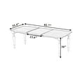 thumbnail image 2 of Harper & Bright Designs Extendable Dining Table with Leaf, Vintage Rectangle Kitchen Table, Wood Dining Desk, Natural, 2 of 7