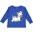 thumbnail image 3 of Inktastic Zebra Boys or Girls Long Sleeve Toddler T-Shirt, 3 of 5