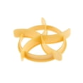 thumbnail image 3 of Cortador de repostería de plástico amarillo apto para uso alimentario, molde para galletas de 11 x 2,3 cm, sello para panecillos caseros, herramienta de repostería para horneado DIY, 3 of 8