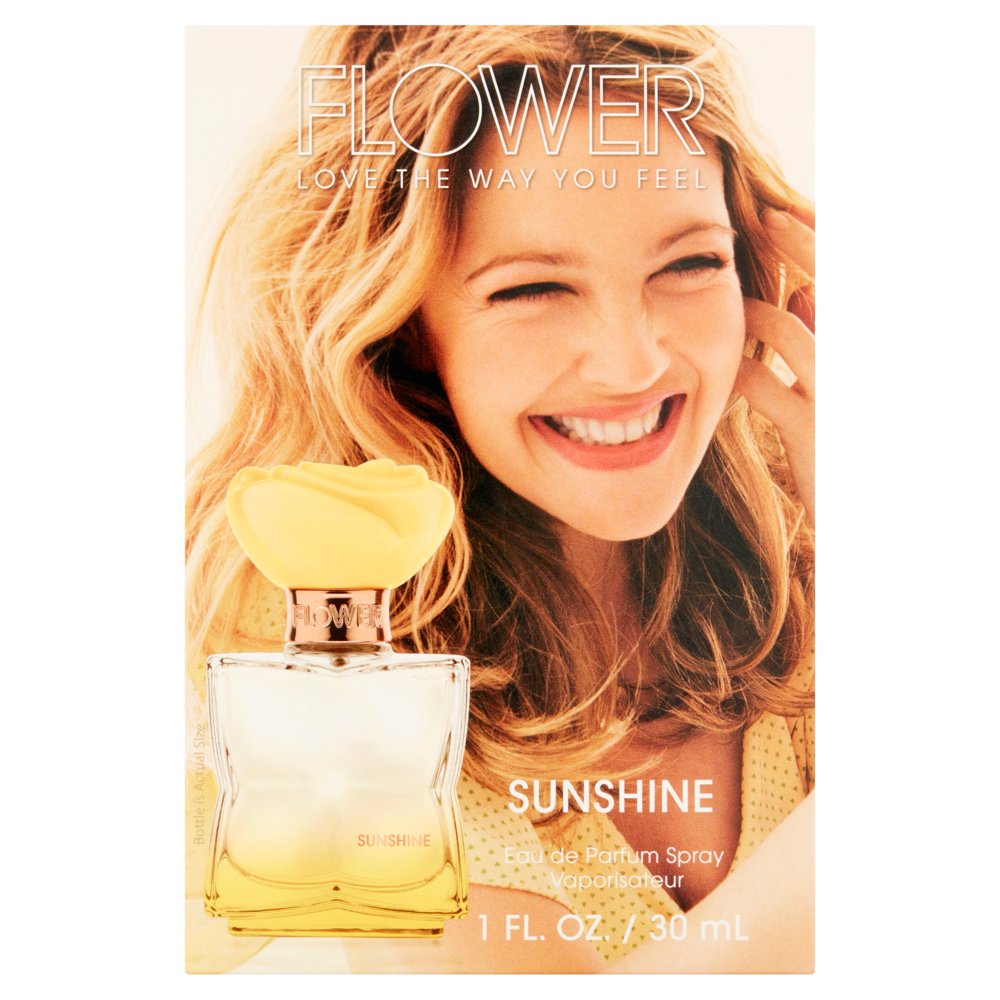 FLOWER Sunshine Eau de Parfum Perfume for Women, 1 Oz Mini & Travel