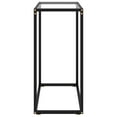 thumbnail image 3 of vidaXL Console Table Transparent 23.6"x13.8"x29.5" Tempered Glass, 3 of 6