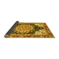 thumbnail image 2 of Ahgly Company Indoor Rectangle Geometric Yellow Traditional Area Rugs, 8' x 12', 2 of 4