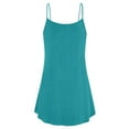 thumbnail image 4 of Aofany Womens Tank Dress Summer Trendy Button Casual Sleeveless V-Neck Camies Dress Ruched Flowy Mini Dress, 4 of 4