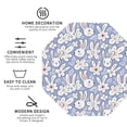 thumbnail image 3 of Kdxio Rabbit And Floral Funny Coasters,4 Pcs Leather Coasters,Housewarming Gifts,Protect Furniture from Water Marks Scratch and Damage, 3 of 8