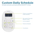 thumbnail image 4 of Philips Plug In Digital Timer 24 Hour Battery Backup Indoor SPC1239AT, 4 of 6