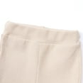 thumbnail image 5 of GYRATEDREAM 1-8 Years Toddler Baby Girl Flare Pants Bell Bottom Solid Pants with Ruffle Elastic Waist Leggings Trousers, 5 of 7