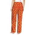 thumbnail image 3 of Naloa A Big Hot Dog Print Women’s Ultra-Soft Comfy Pajama Lounge Pants with Pockets & Drawstring, 3 of 8