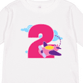 thumbnail image 4 of Inktastic 2nd Birthday Airplane Girls Pilot 2 Year Old Girls Long Sleeve Toddler T-Shirt, 4 of 5
