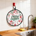 thumbnail image 1 of xihome Juego de toallas de mano colgantes navideñas, paño de cocina de polister, regalo decorativo navideño, 1 of 6