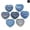 Blue Aventurine （ 10 pcs ）, variant on K-KED 10Pcs Natural Healing Reiki Quartz Crystal Heart Stone Gemstone Collection -Red Aventurine （ 10 pcs ）
