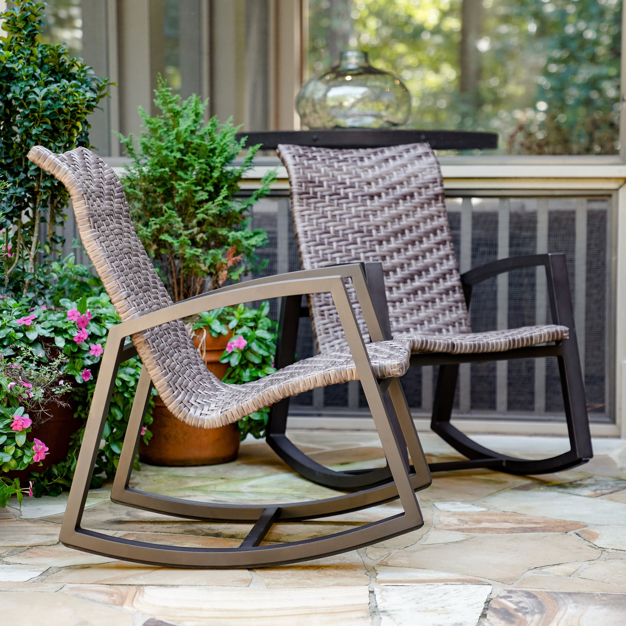 Leisure Made Marion Outdoor Rocking Chair - 2 Pack - Walmart.com