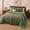 Army Olive Green-Double Twin XL(55"*90"), variant on Oversized Queenforter Set-3 Pieces Soft Size Bedding