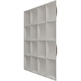 thumbnail image 4 of Ekena Millwork 19 5/8"W x 19 5/8"H Baile EnduraWall Decorative 3D Wall Panel, Universal Aged Metallic Rust (12-Pack for 32.04 Sq. Ft.), 4 of 5