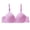 Purple, variant on Women's Small Chest B-Cup Lace Bra,Steel Ring Dual-Purpose Cup,Lightweight Breathable Bras for Women Black 80B