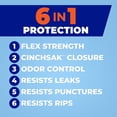thumbnail image 3 of Ultra Strong Signature Scents 13 Gallon Trash Bags, Fresh Clean Breeze Scent, Tall Kitchen Trash Bags with 25% More Scent Technology, Blackout, 80 Count, 3 of 4