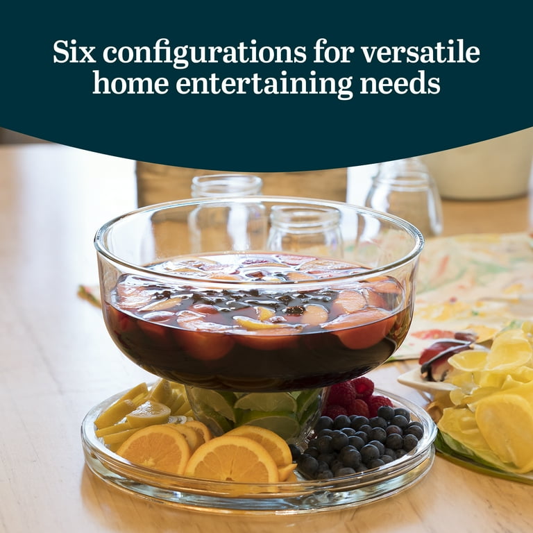 Cake stand punch bowl hot sale