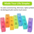 thumbnail image 4 of Woeilo Weekly Pill Organizer 3 Times A Day, Pill Holder Box, 4 of 5