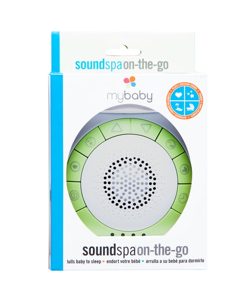 MyBaby Soundspa On-The-Go - Portable White Noise Machine by Homedics,4  Soothing Sounds with 15, 30, and 45-Minute Auto Shutoff, Integrated Clip for  Easy Transport, Small and Lightweight - Walmart.com