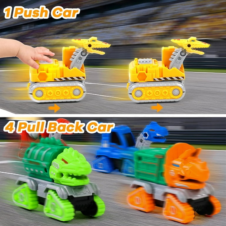 Suorfoxs Dinosaur Transforming Robot Toys, 5-in-1 Construction