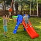 thumbnail image 4 of Tobogán Infantil Costway Con Canasta de Baloncesto Plegable para Niños 3-8 Años, 4 of 8