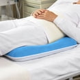 thumbnail image 7 of Square Coccyx Cushion 15" Pressure Relief Breathable Seat Pad Soft Cotton Decubit Support Pillow for Elderly Pregnant Postoperative Wheelchair Blue, 7 of 7