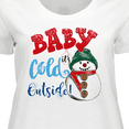 thumbnail image 4 of Inktastic Baby It's Cold Outside Women's Plus Size T-Shirt, 4 of 5