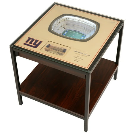 IDNA New York Giants 25-Layer StadiumView Lighted End Table