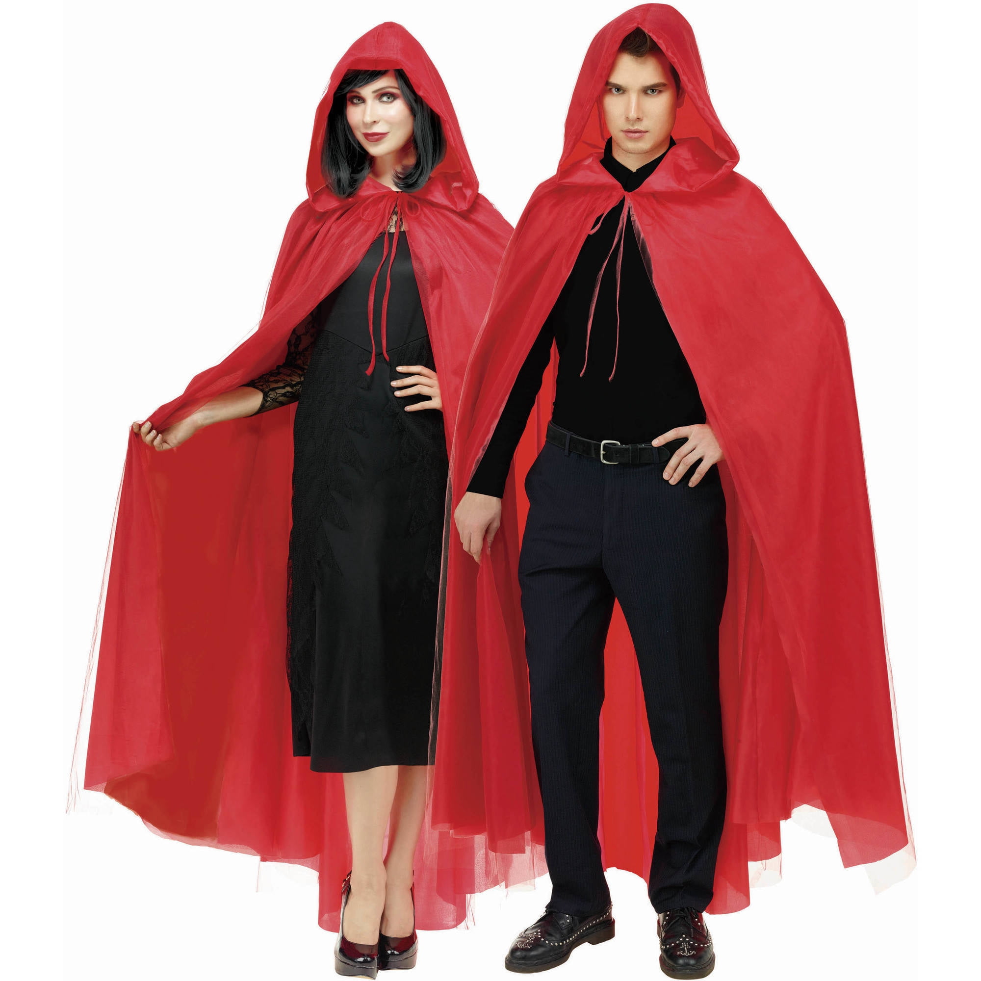 Dark Coven Red Cape Halloween Costume Accessory