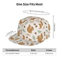 thumbnail image 6 of Uemuo Squirrel And Leaves Pattern Women's Baseball Cap,Straight Brim Hat,Golf Dad Hat,Travel Hat,Sun Protection Cap,Everyday Accessory, 6 of 9
