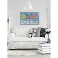 thumbnail image 6 of Marmont Hill Beach Shack Umbrellas White Wood Wall Art, 20" x 30", 6 of 7