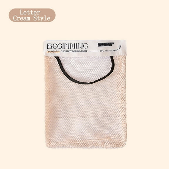 11*12.6" Multi-purpose Hanging Storage Mesh Bag, Reusable Mesh Fruit And Vegetable Storage Bags,Wall Mounted Large Capacity Storage Bag