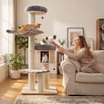 thumbnail image 2 of Gymax 68.5'' Cat Tree Condo 4-Layer Wooden Kitten Activity Tower w/ Sisal Posts, 2 of 10