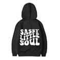 thumbnail image 5 of Byoo Tween Girl's Preppy Letter Hoodie Casual Hooded Sweatshirt Fall Winter Pullover Top, 5 of 6