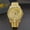 Golden, variant on Hip Hop Men's Watch, Artificial Diamond Dial Watch, Fashion Shiny Watch For Men, Ideal choice for Men