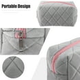 thumbnail image 4 of 1 Pcs Travel Makeup Bag Makeup Brush Holder Makeup Organizer Bag Cosmetics Storage Bag Gray Cloth, 4 of 7