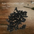 thumbnail image 4 of 50x Plastic Rivet Bike Fairing Trim Panel Fastener Clips 6mm for Black, 4 of 8