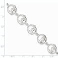 thumbnail image 2 of 925 Sterling Silver Claddagh Bracelet, 2 of 2