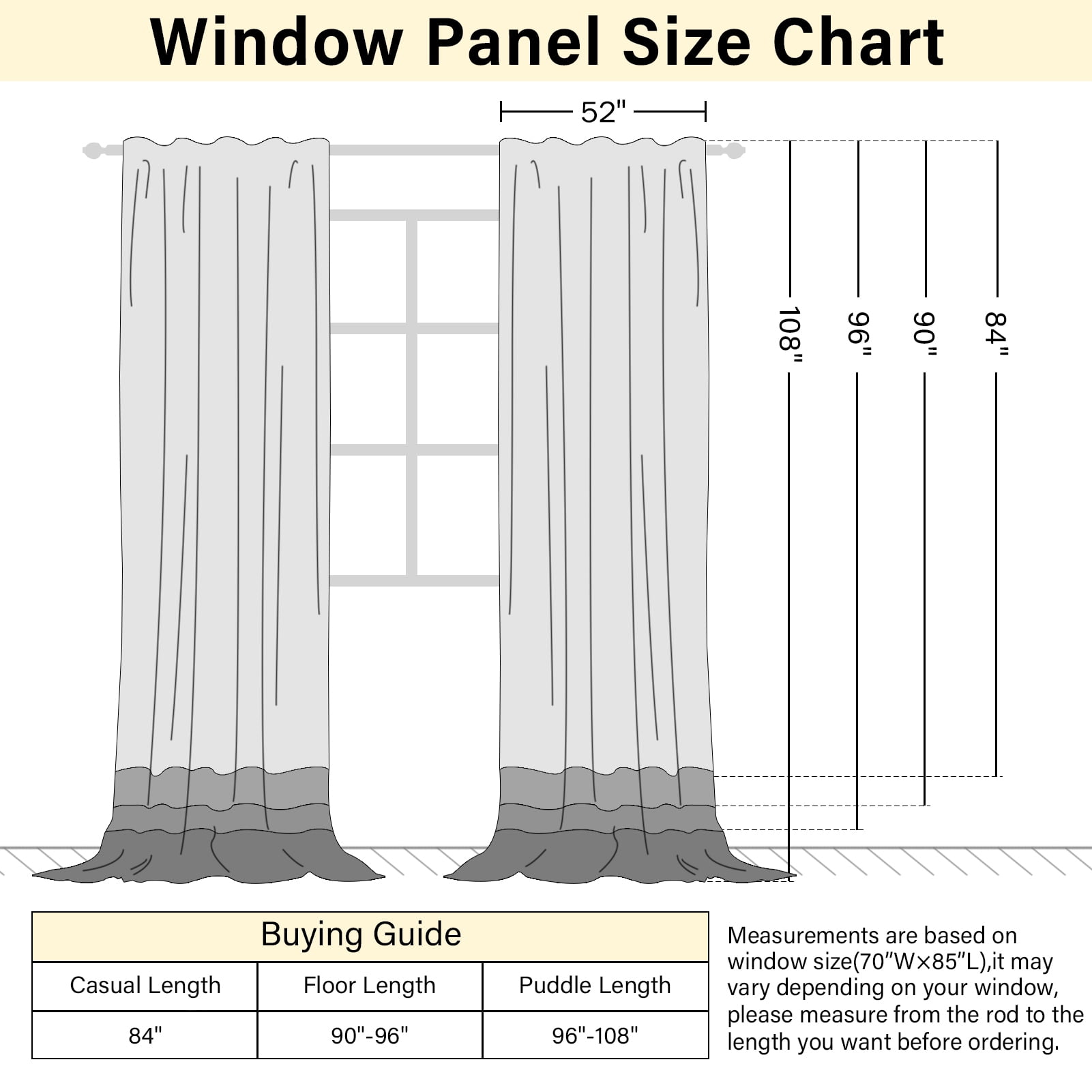 Topfinel Linen Curtains 84 Inch Long for Living Room,Back Tab Light Filtering Drape with Hooks,Semi Sheer Lightweight Curtains for Bedroom,Set of 2