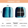 thumbnail image 3 of Blue and Grey Abstract Art Artwork Seat Covers for Dining Room Chairs Set Of 4,Stretch Printed Washable Chair Seat Cover with Elastic Ties and Button,Removable Waterproof Couch Cushion Covers, 3 of 6
