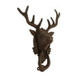 thumbnail image 2 of Metal Buck Deer/Elk Head&Antlers Door Knocker Rustic Front Door House&Home Decor, 2 of 5