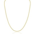 thumbnail image 3 of Infinique Creations - 18K Gold Plated Stainless Steel Round Snake Chain Necklace Men Women 1mm-3mm, 3 of 7
